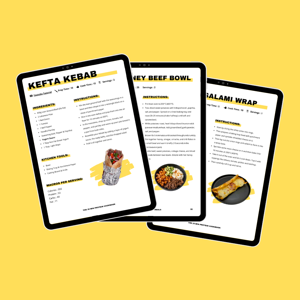 The 30 Minute Protein Cookbook (E-Book)