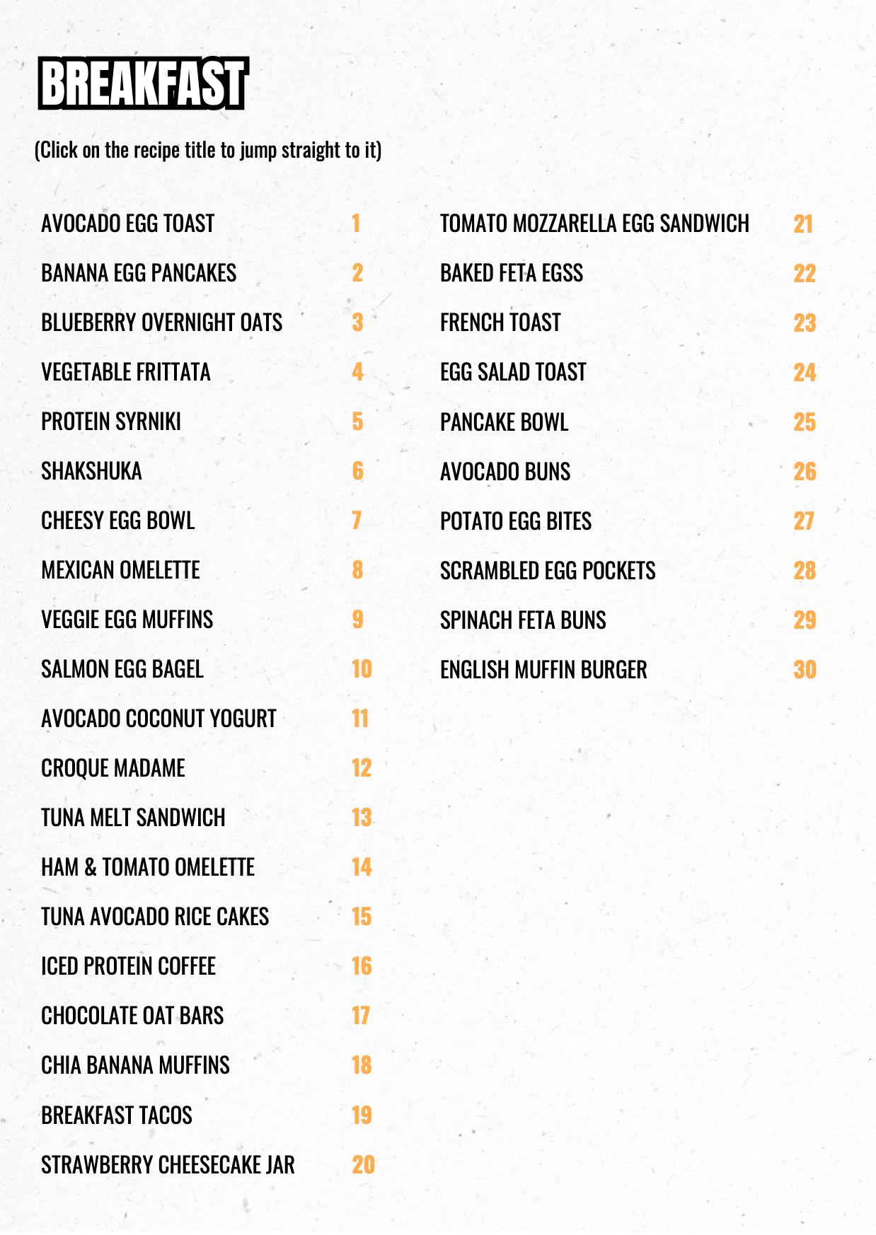 100 Easy High-Protein Recipes (E-Book)